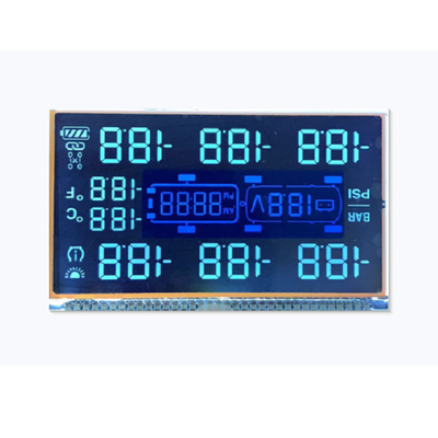 Transmisyjny, dostosowany monochromatyczny wyświetlacz LCD 6-cyfrowy ekran