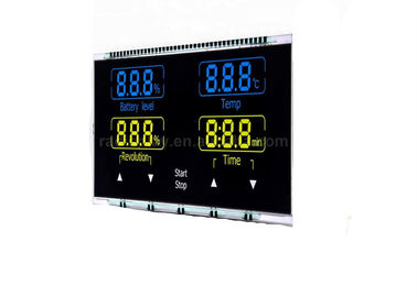 Niestandardowy wyświetlacz dotykowy 7-segmentowy wyświetlacz LCD VA do systemu grzewczego